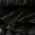 thumbnail image 5 of vigerkar Tulle Skirts for Women Midi Fairy Skirt Tutu A-Line Mesh Layered High Elastic Waist Skirts Black, One Size, 5 of 8