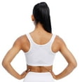 thumbnail image 2 of Entyinea Women's Bra Comfy Full-Coverage Wirefree Bra Z8-White M, 2 of 4