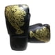 thumbnail image 4 of Guantes de boxeo, guantes de sparring, protección de equipo, abiertas, cuero de PU, medio para adultos negros, 4 of 8