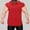 c04Red, variant on USNSM Men's Muscle T Shirts Stretch Short Sleeve V Neck Bodybuilding Athletic Workout Gym Tee Shirts Ribbed Knit Shirt Gray XL