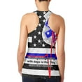 thumbnail image 2 of Mardi Gras Zebra Stripes Costume All Over Mens Tank Top Multi 2XL, 2 of 2