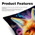 thumbnail image 2 of Starry Animals Throw Pillow Covers Covers Set of 2, Velvet Cushion Case with Unique Patterns for Bed Pillows, 16x16 18x18 20x20 Inches,for Various Occasions, 2 of 6