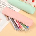 thumbnail image 6 of Clearance Under $0.9! 1 Pack Mini PU Leather Pencil Case, Solid Color Candy Storage Bag, Compact Stationery Organizer Pouch, 6 of 9