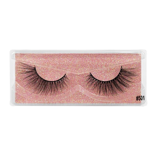 YSDO, 1 par de pestañas de visón 3D, pestañas esponjosas dramáticas, maquillaje, pestañas de visón tenues, pestañas postizas largas naturales, pestañas postizas gruesas Tan Jianjun unisex
