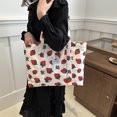 thumbnail image 2 of Bolso Mano Estética Hombro Lindas Bolsas Nailon Fresa, 2 of 9