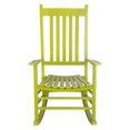 thumbnail image 3 of Shine Company Vermont Outdoor Wood Porch Rocking Chair Set of 2, Yellow, Weather Resistant Finish, 3 of 5