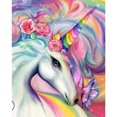 thumbnail image 1 of Taladro Diamante Pintura (DE6180) DIY 5D Cuerno Caballo Animal Kit de resina redondo completo (E250) 45x60cm FLhrweasw Nuevo, 1 of 1