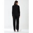 thumbnail image 3 of Globus Women Accordion Pleats Shirt With Elasticated Wide-Leg Trousers Plisse Co-Ord Set, 3 of 6