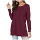 thumbnail image 1 of Camisas de manga larga con abertura lateral para mujer. Algodón. Moda otoño 2025. Tops de tendencia., 1 of 7