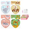 thumbnail image 1 of Valentine's Day Love Heart Puzzle Toy, Cartoon Animal Jigsaw Set, Fun Educational Toy Creative Gift for Kids, 1 of 5