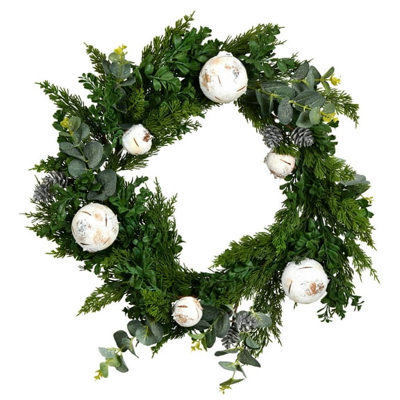 Vickerman 22" Green Cypress Blend Artificial Christmas Wreath, Unlit