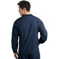 thumbnail image 3 of Sport-Tek Men's Rib Knit V-Neck Collar Soft Raglan Wind Shirt, 3 of 5