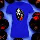 thumbnail image 3 of Playera Blusa De Halloween Fantasma Dia De Muertos Color Azul Talla Chica Marca Emil SaEs, 3 of 4