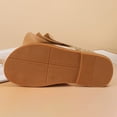 thumbnail image 6 of TOWED22 Girls Genuine Leather Soft Closed Toe Princess Flat Shoes Summer Sandals(Toddler/Little Kid) Gold,13, 6 of 9