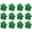 Emerald Green, variant on PMU Decorative Star Gift Bows 3-3/4 Inch Medium Emerald Green (12/Pkg) Pkg/1