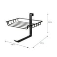 thumbnail image 5 of Bath Bliss over the Tank Tissue Dispenser with Wipe Holder in Matte Black, 5 of 8
