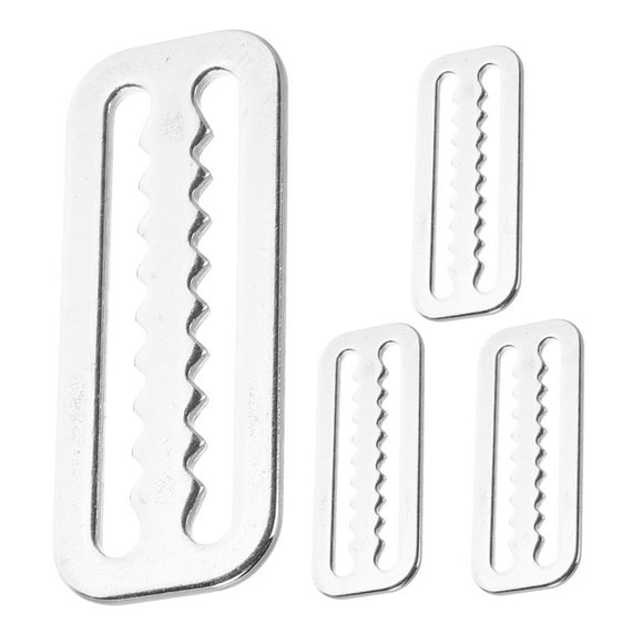 BEADCEST 4Ud Para Cinturones De De En Inoxidable Plateado