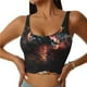 thumbnail image 1 of Fotbe Cool Tiger Sujetador Deportivo Largo sin Aros para Mujer con Almohadillas y Soporte Medio, Transpirable y Absorbente, Camiseta Tipo Chaleco o Tank Top-X-Large, 1 of 8