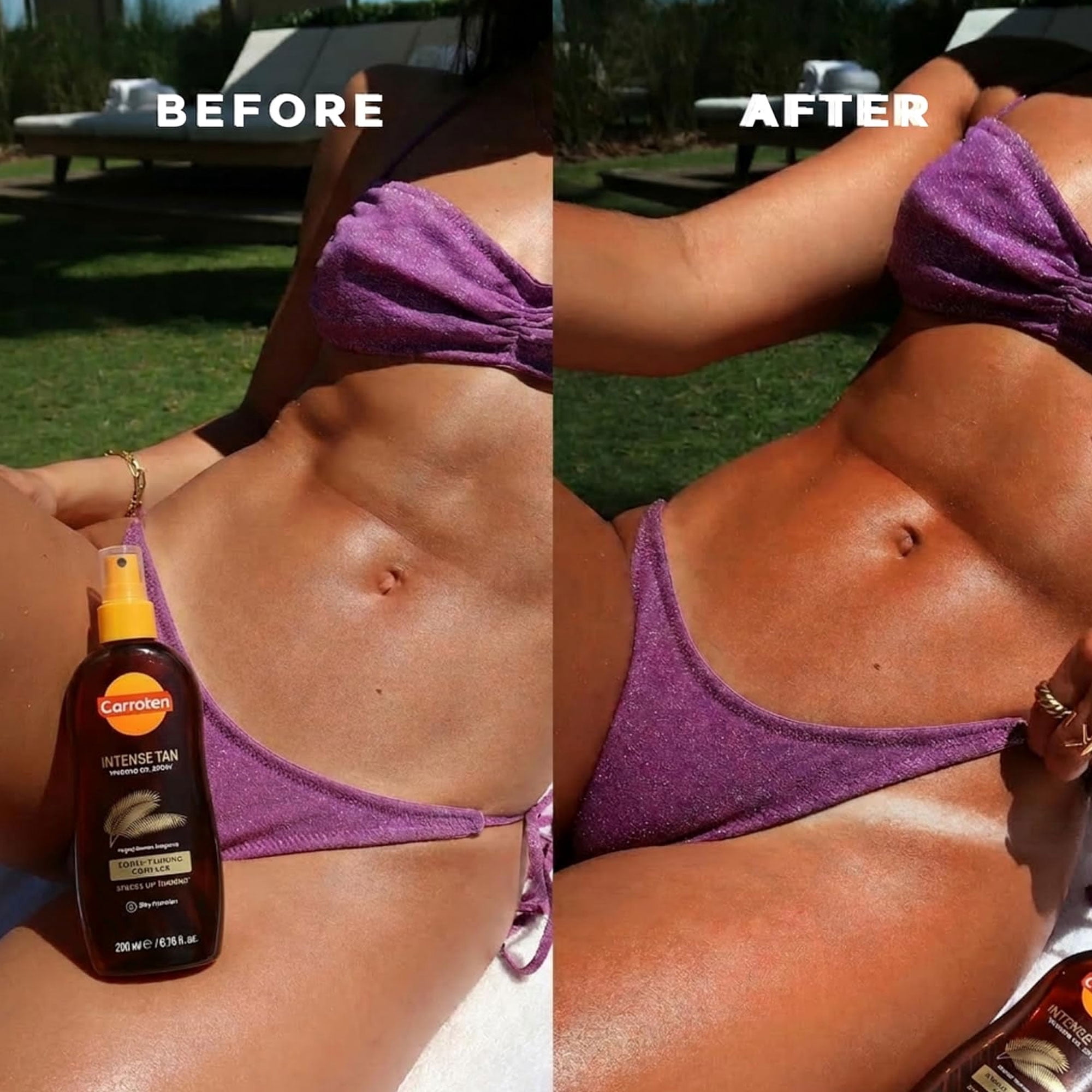 Carroten Intensive Tanning Oil Spray | Browning Tan Accelerator | Vitamin E and Carrot & Coconut Oils | Water-Resistant, Silky Hydration | Coconut Fragrance | Made in Greece | 6.7 oz