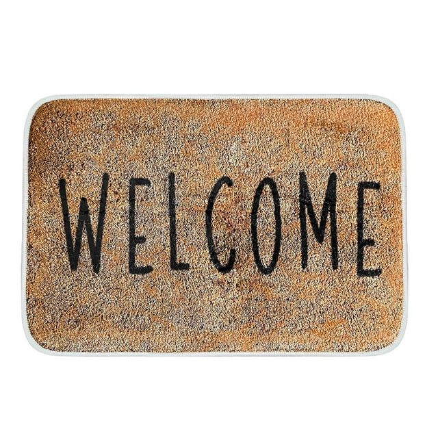 Mohdy Doormat,Coir Outside Door Door Welcome for Front Mats Mats Home Decor,Include:One Doormat,Material:High Quality