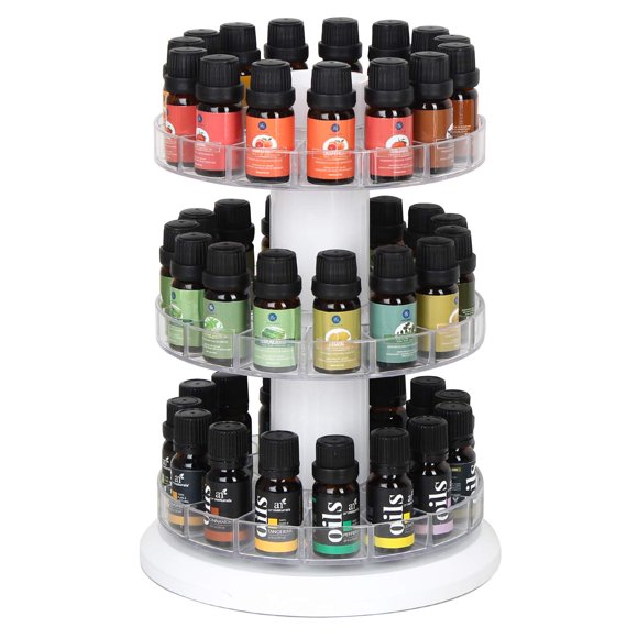 Expositor de aceites esenciales J JACKCUBE DESIGN giratorio para 45 botellas