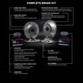 thumbnail image 3 of R1 Concepts Wguh2 48011 R1 Concepts Silver Drilled Slotted Rotors With 5000 Oep Fits select: 2001-2003 GMC SIERRA, 2002 CHEVROLET AVALANCHE, 3 of 5