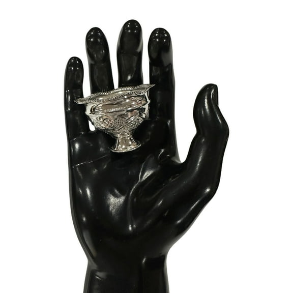 925 Sterling Silver Hallmarked Puja Cup Bowl Size & Weight: 2.0 inch cup -30ml