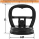 thumbnail image 4 of Extractor de Abolladuras Mini CarFixBlack 4 Piezas Negro Plástico ABS y Caucho 58mm x 70mm Carga Max 15kg, 4 of 6