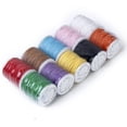 thumbnail image 3 of MasteelfCA 10 Rolls 1mm Waxed Nylon Hand Knitting Cord String Beading Thread (Random Color), 3 of 5