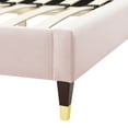 thumbnail image 6 of Modway Aurora Performance Velvet King Bed in Pink, 6 of 10