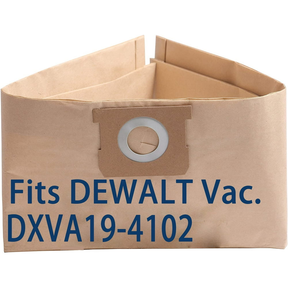 3 PCS Dust Filter Bags Replacement for DeWalt DXVA194102 Dust Bag ,FIT