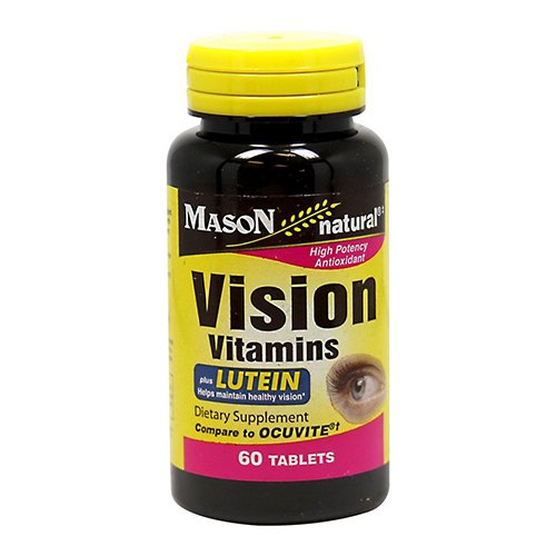 Mason Natural Vision Vitamins With Lutein Antioxidant Tablets - 60 Ea, 3 Pack