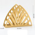 thumbnail image 2 of SHAR Napkin Holder Hollow Paper Dispenser, Stainless Steel Triangular Napkin Dispenser, Modern Art Dining Table Napkin Holder, Vertical Napkin Holder, for Dining Table (1 Pack), 2 of 4