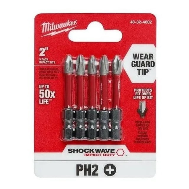 Puntas 2 Pulgadas # 2 Phillips 48324602 Milwaukee Milwaukee 48324602