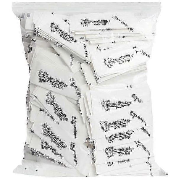 500pcs Dental Floss Stick Dental Floss Individually Packaged Disposable Floss Stick Floss Pick