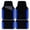 Blue, variant on CAR GRAND Waterproof Faux Leather Carpet Car Floor Mats Universal Fit Anti-Slip Nibbs PVC Back Driver Heel Pad SUV, VAN Sedan Truck Set of 4 Pieses Black Blue