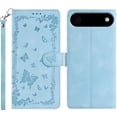 thumbnail image 7 of for iPhone Air Wallet Case with Card Slots Cash Pocket, 2 in 1 PU Kickstand Faux Leather Phone Cover Magnetic Flip Phone Case, Sturdy & Shockproof Phone Case with Wrist Strap - Lightblue, 7 of 7