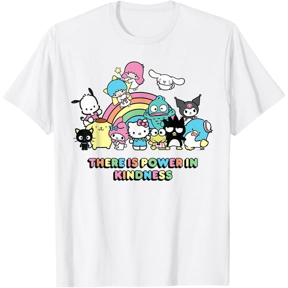 Sanrio Hello Kitty & Friends Power in Kindness DTG Print Unisex T-Shirt