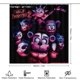 thumbnail image 2 of Cinco noches en Freddy's-theme 4-Piece Shower Curtain Set with Rugs, Waterproof Bathroom Decor Set Includes Bath Mat, U-Shaped Rug, Toilet Lid Cover and Curtain with Hooks, 2 of 6