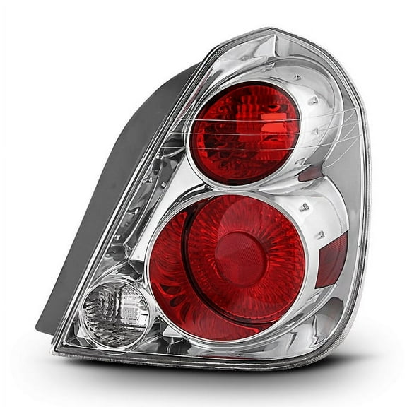 AKKON - For 05-06 Altima Sedan Chrome Clear Rear Passenger Right Side Tail Light Brake Lamp Direct Replacement