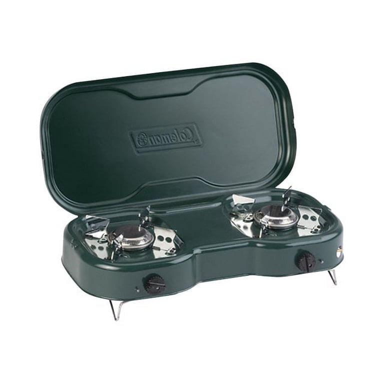 Coleman 2-Burner Propane Stove with Lid - Walmart.com