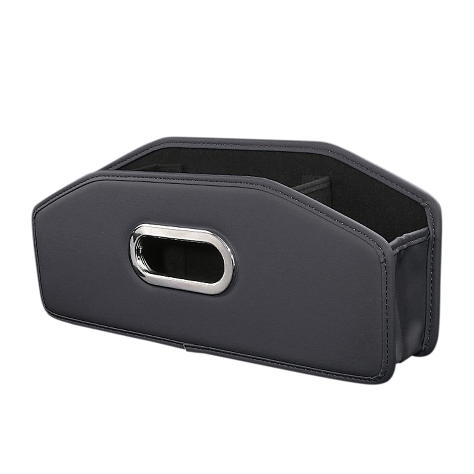 Car Headrest BackSeat Organizer with Cup Holder and Paper Towel Case - Hangable Storage Box for Car Backseat, Interior Decoration, Multifunctional Auto Travel Accessories