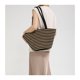 thumbnail image 5 of Granjero Gordo Bolso de mano tejido y bolsas de cosméticos, bolso de mano tejido elegante de playa de verano, bolso de hombro de 17,91 x 4,13 x 9,84 pulgadas (estilo D), 5 of 5