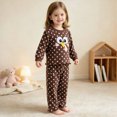 thumbnail image 6 of HFHAPW Toddler Kids Girls Clothes Outfits Long Sleeve Pullover Sweatshirt Tops + Pants Set 2Pcs Fall Winter,6-12 M, 6 of 7