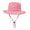 Pink, variant on Outdoor Kids Sun Hat UPF 50+ Quick Dry Foldable Bucket Hat Lightweight Adjustable Fishing Safari Hat for Girls and Boys Pink
