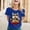 Blue, variant on Womens Summer Tops Womens Summer Tops Cat Ramen Graphic Tee for Women - Anime Casual Shirt M