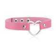 thumbnail image 2 of Worallymy mujeres niñas corazón aleación gargantilla corazón hueco Punk Collar joyería fiesta Club cuello femenino Worallymy JD720015882, 2 of 7