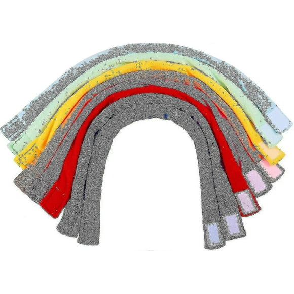 8 Pieces Chew Necklaces For Sensory Kids, Soft And Absorbent Terry Cloth Teething Chew Necklace Absorbent Alternative To Chewing Clothing