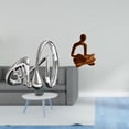thumbnail image 2 of Estatua de arte abstracto, escultura de resina, decoración del hogar, figura de mesa, obra de arte creativa, estatua de pensador, forma única, adecuad, 2 of 8