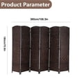 thumbnail image 3 of YDSM  6 Panel Room Divider, Folding Screen, 3 of 6